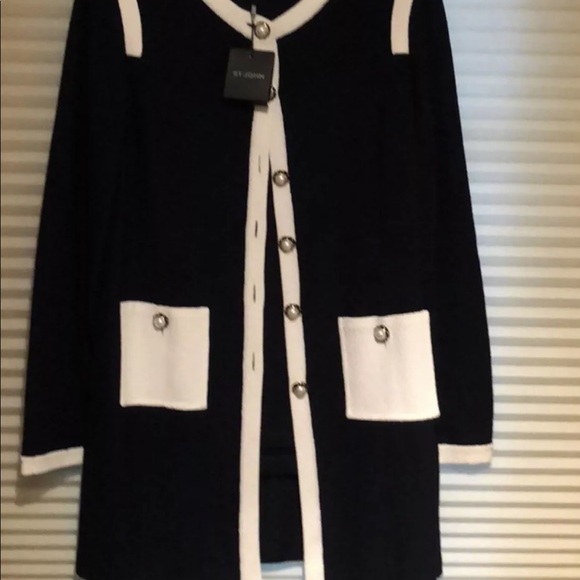 St. John Jackets & Blazers - St John Jacket Topper 16 and Pants XL - NWT!